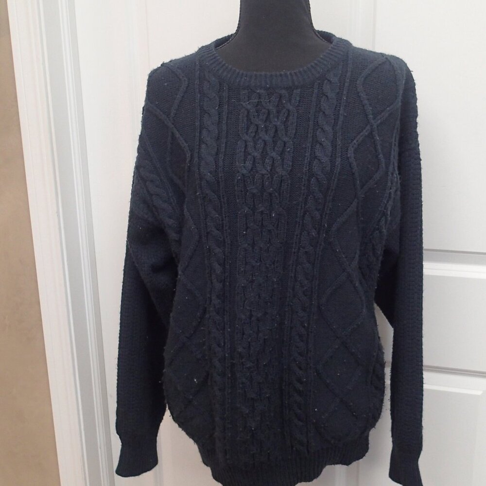 Claybrooke Mens Dark Blue Sweater Size Medium